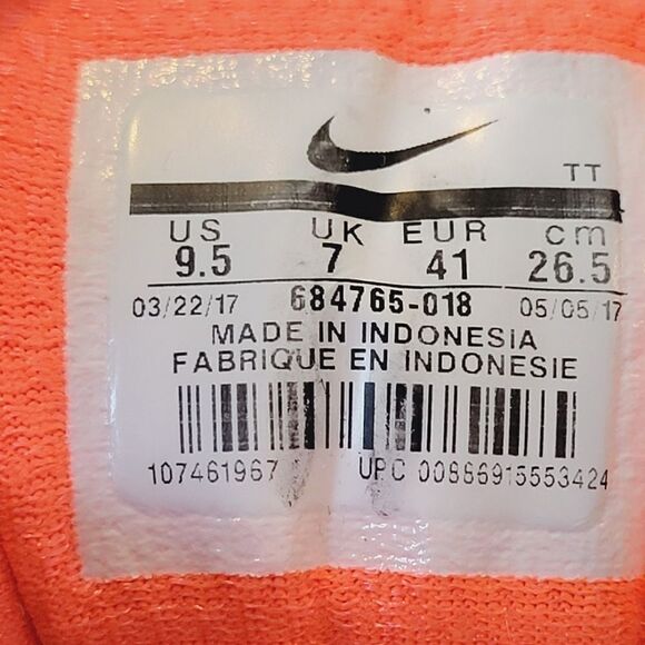 Nike Downshifter 6 Gray 684765-018 Lace-Up Running Sneaker Shoe Size 9.5 - Picture 8 of 9